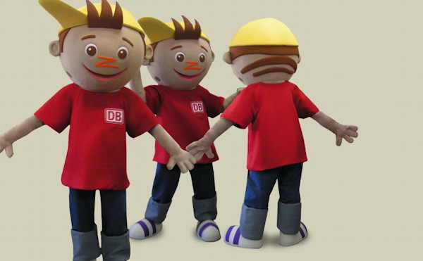 Eine Identifikationsfigur für die Deutsche Bahn.